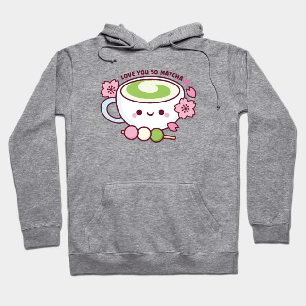 Matcha Tea Kawaii Hoodie by kudasai